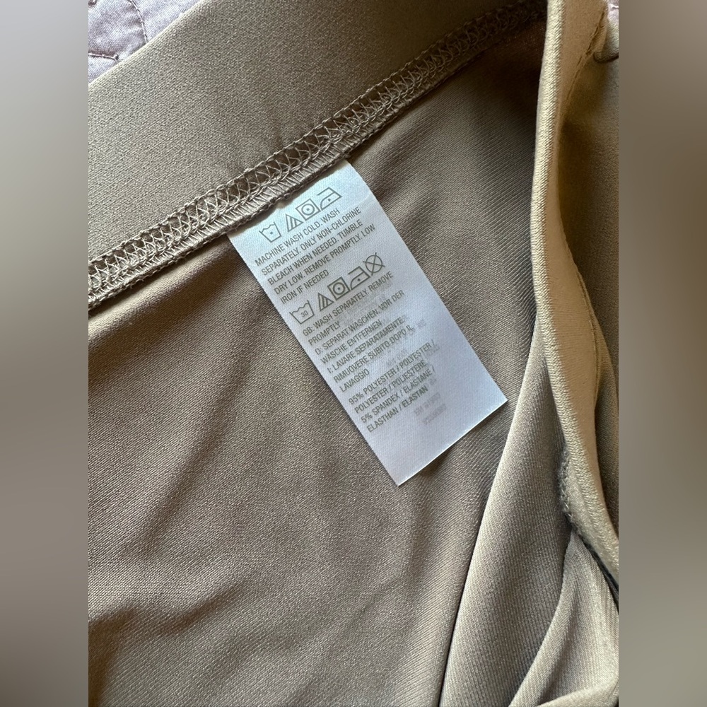 NWOT Susan Graver Liquid Knit Women's Tan Pants - Medium - Picture 8 of 14
